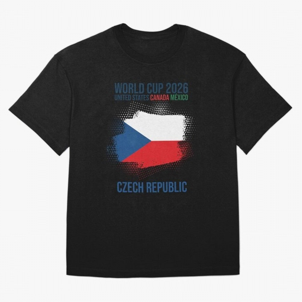 Czech Republic WORLD CUP 2026 Oversized T-Shirt Honor the Beautiful Game during the FIFA World Cup 2026 Group Stage Journey through CR7 Highlights, Portugal, Spain and Germany Pride, Soccer Culture, Superstar Moments, National Team Dreams and