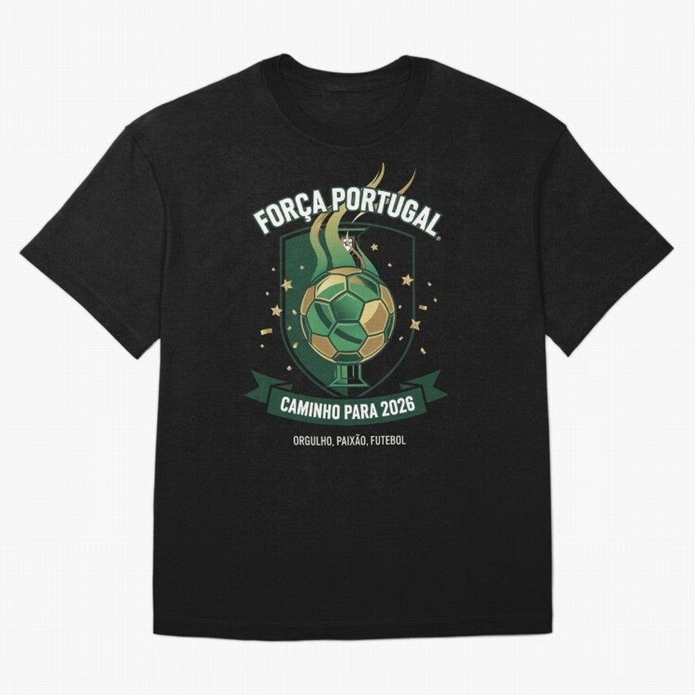 Portugal World Cup 2026 Fan Art Oversized T-Shirt Live the Energy of FIFA World Cup 2026 USA Canada Mexico for Fans of CR7 and Messi and Netherlands, Bringing Tournament Hype, Historic Matchups, Family Viewing Parties and Global Sports Pride; Made
