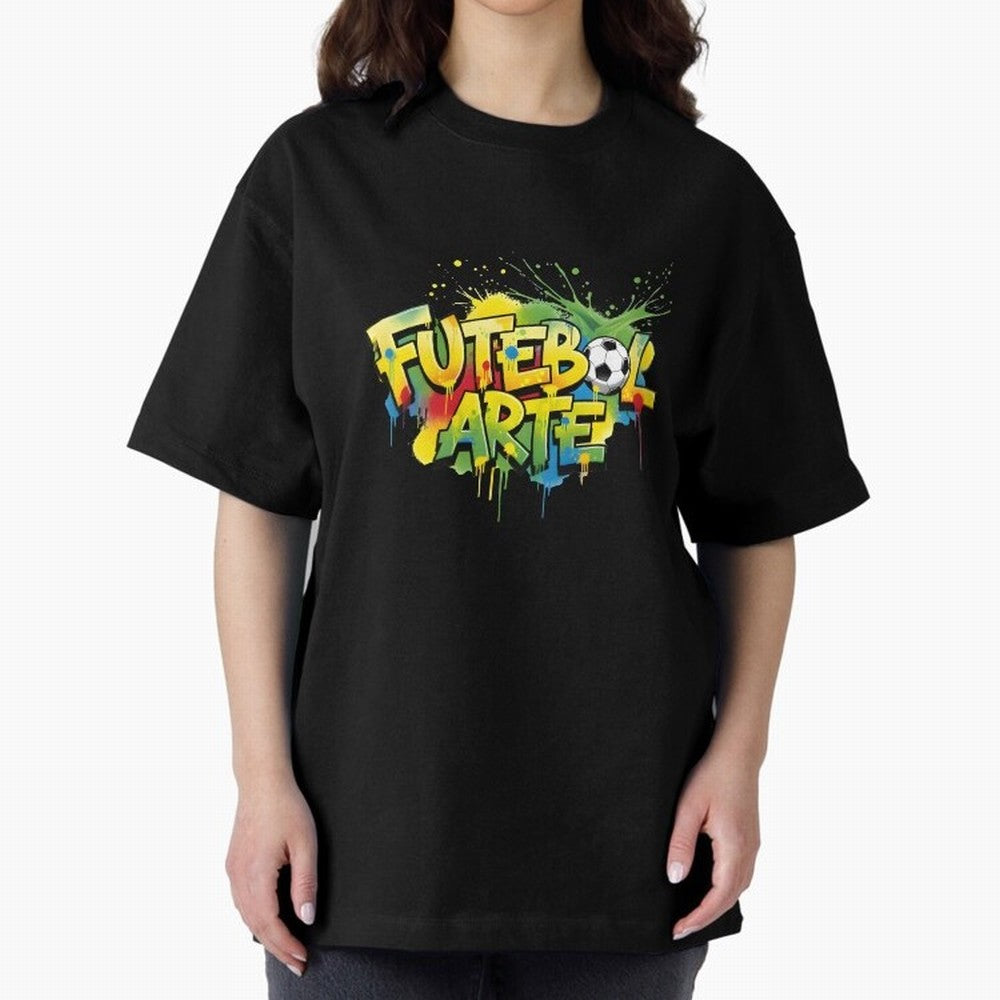 Brazil - World Cup 2026 Oversized T-Shirt Back Your Heroes with Match Day Hype around FIFA World Cup 2026 Group Stage, Haaland and Mbappe, Brazil, Portugal and Argentina, Football History, Final Match Energy, Crowd Noise and Once in a Lifetime