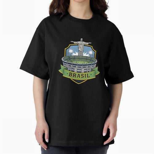 Brazil - World Cup 2026 Oversized T-Shirt Build FIFA World Cup 2026 Group Stage Spirit, Made for Netherlands, Messi, Soccer Culture, Superstar Moments, National Team Dreams and Competitive Fire; Perfect for People Who Love Argentina, Brazil,