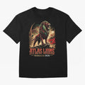 Morocco Team - World Cup 2026 Fan Oversized T-Shirt Cheer for Global Football Passion for FIFA World Cup 2026 USA Canada Mexico, Driven by Cristiano Ronaldo, Spain, Retro Football Energy, Iconic Rivalries, Trophy Chase Drama and Stadium Atmosphere;