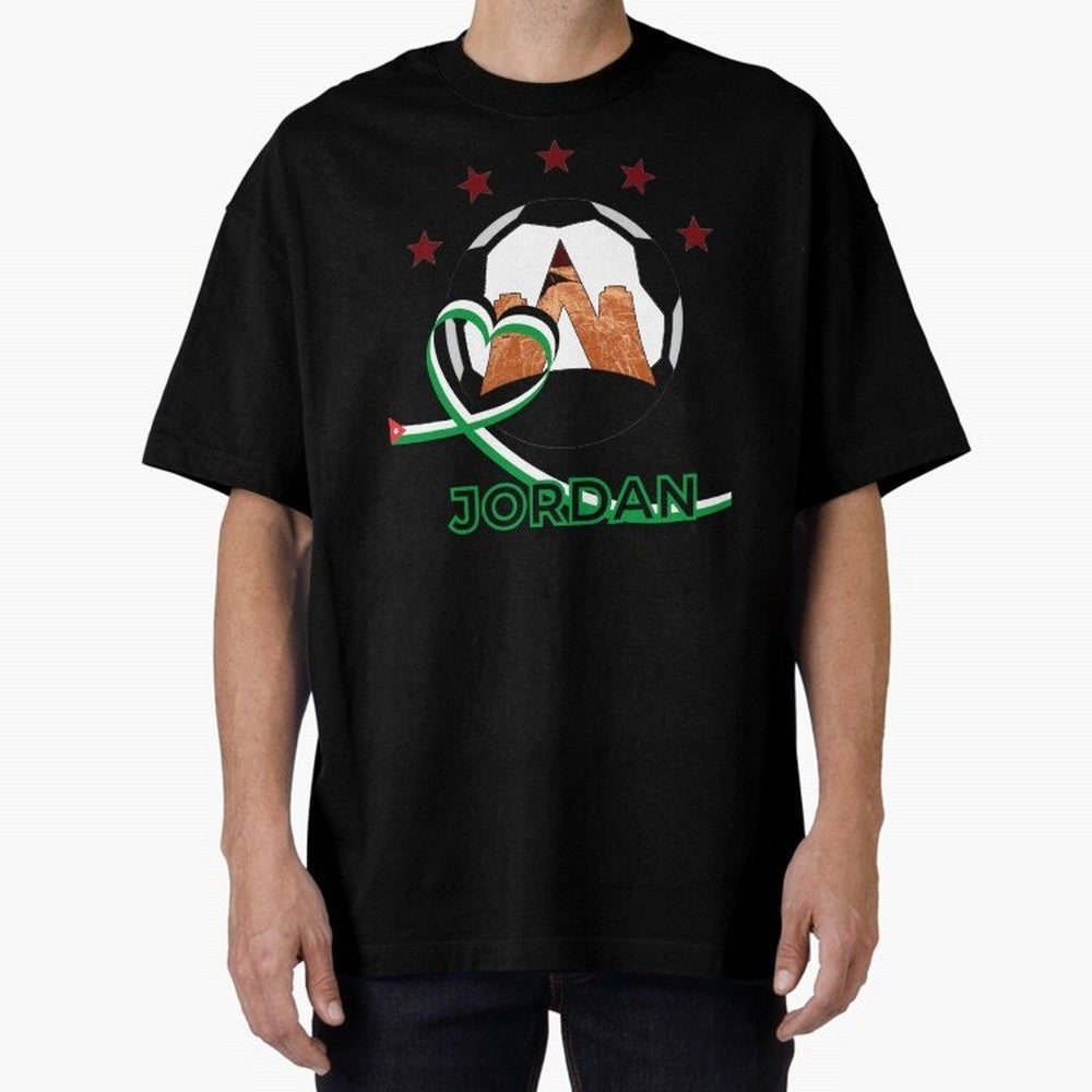Jordan WC2026 Oversized T-Shirt Celebrate Classic Football Spirit in the FIFA World Cup 2026 USA Canada Mexico Journey through Neymar Highlights, Argentina, France and Brazil Pride, Stadium Chants, National Pride, Trophy Dreams and Unforgettable