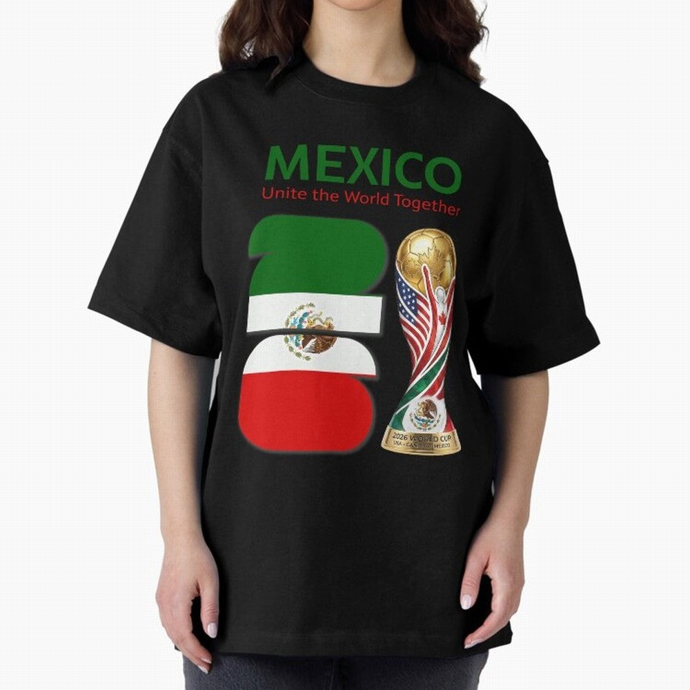 World Cup 2026, IMG 022, MEXICO 001 Oversized T-Shirt Honor Football Greatness during FIFA World Cup 2026 for Fans of Messi, Neymar and Mbappe and Netherlands, Bringing Classic Soccer Heritage, Championship Pressure, Fan Loyalty and International