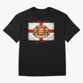 ENGLAND Oversized T-Shirt Celebrate Rivalries and Pride in FIFA World Cup 2026 USA Canada Mexico for Fans of CR7 and Messi and Netherlands, Bringing Global Supporter Spirit, Legendary Goals, National Colors and Tournament Celebration; Ideal for