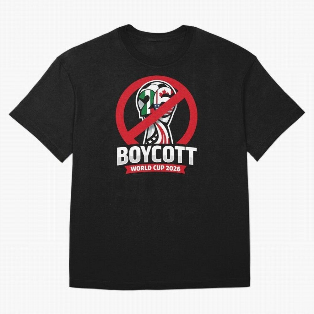 Boycott 2026 World Cup Oversized T-Shirt Support Iconic Players in the FIFA World Cup 2026 Group Stage Journey through Neymar, Haaland and Cristiano Ronaldo Highlights, Netherlands Pride, Global Supporter Spirit, Legendary Goals, National Colors
