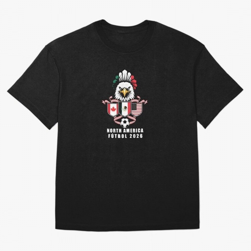 North America Football Spirit 2026 T-Shirt_82768088 Oversized T-Shirt Carry National Pride through Match Day Hype around FIFA World Cup 2026 Group Stage, Neymar, England, France and Netherlands, Tournament Hype, Historic Matchups, Family Viewing