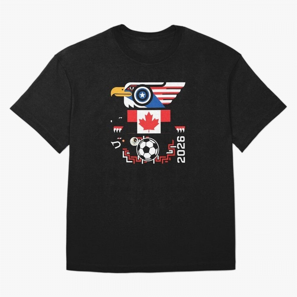 North America Spirit Cup 2026 T-Shirt_82734510 Oversized T-Shirt Celebrate Soccer Greatness during Match Day Hype around FIFA World Cup 2026 USA Canada Mexico, Cristiano Ronaldo, Haaland and CR7, Brazil, Worldwide Fan Energy, Dramatic Goals,