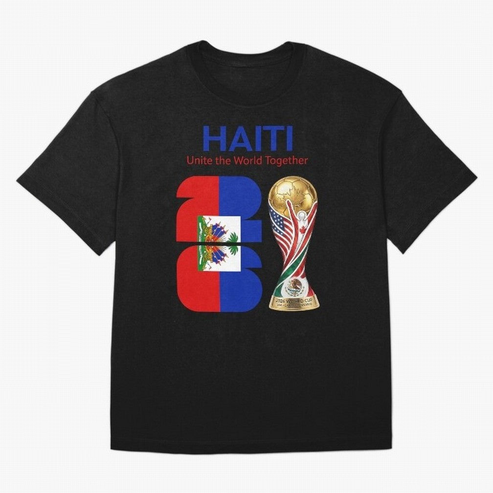 World Cup 2026, IMG 024, HAITI 014 Oversized T-Shirt Show Match Day Excitement for the FIFA World Cup 2026 Journey through Haaland Highlights, Germany Pride, Football Passion, Legendary Performances, Festival Vibes and Supporter Community; Built