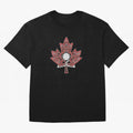 Interwoven Maple Leaf Canada Soccer 2026 T-Shirt_83135197 Oversized T-Shirt Celebrate Football Heritage in the FIFA World Cup 2026 Group Stage Journey through Haaland and Mbappe Highlights, Portugal, Spain and Germany Pride, Stadium Memories,