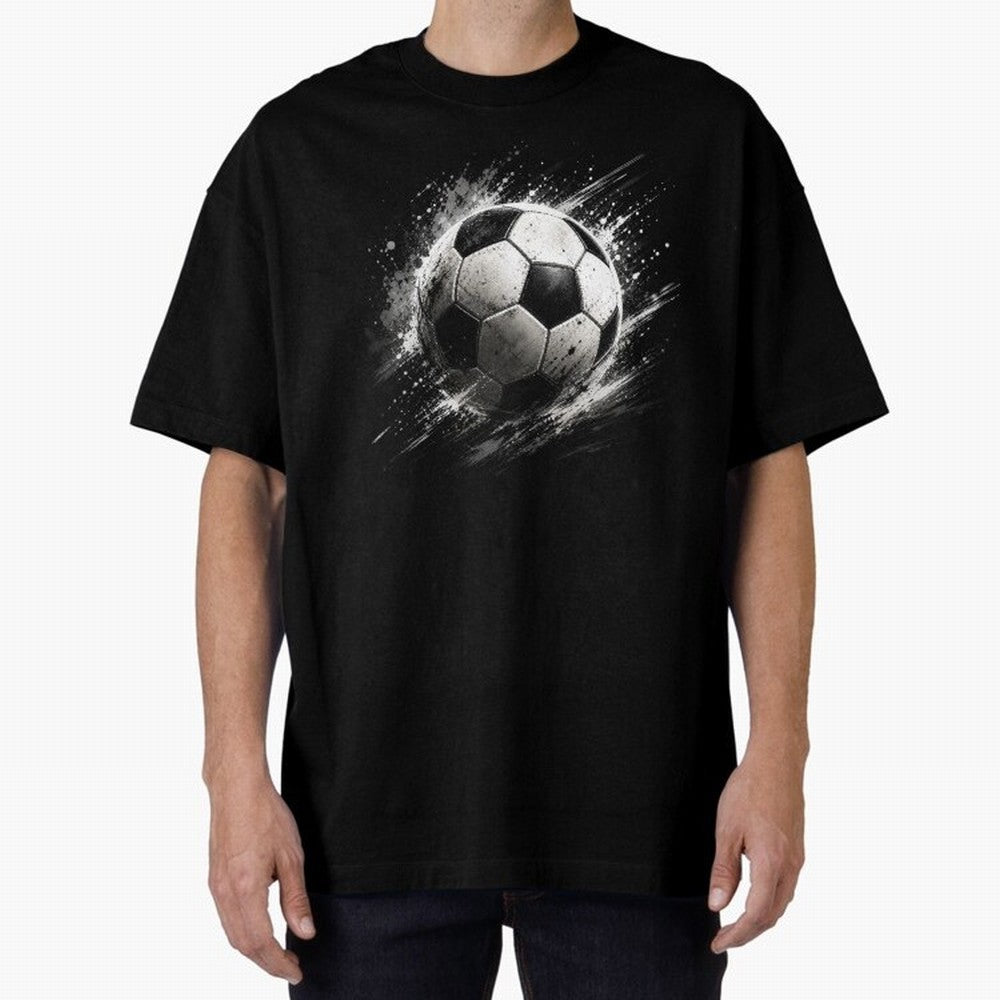 Football Oversized T-Shirt Experience the Global Stage of FIFA World Cup 2026 Spirit, Filled with Portugal, Spain and Germany, Neymar, Game Day Rituals, Football Legends, Country Pride and the Road to the Final; Great for Watch Parties, Sports