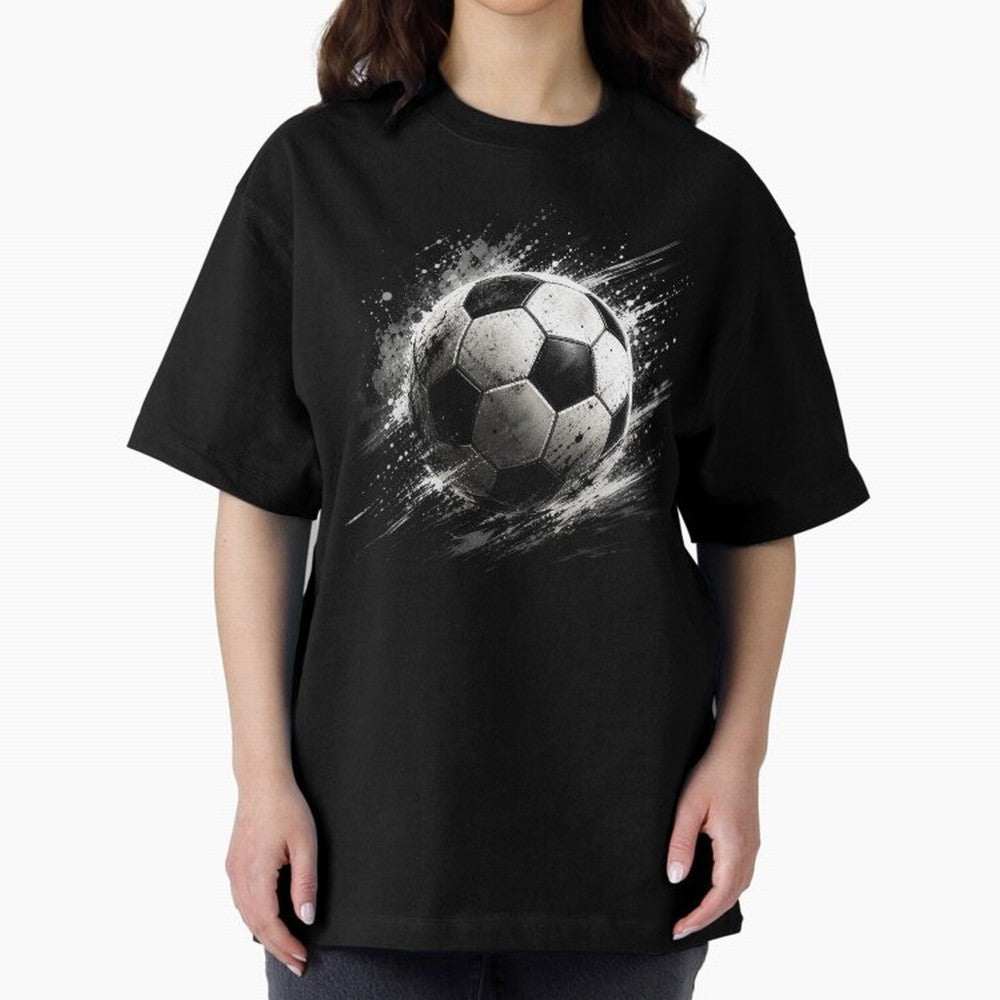 Football Oversized T-Shirt Experience the Global Stage of FIFA World Cup 2026 Spirit, Filled with Portugal, Spain and Germany, Neymar, Game Day Rituals, Football Legends, Country Pride and the Road to the Final; Great for Watch Parties, Sports