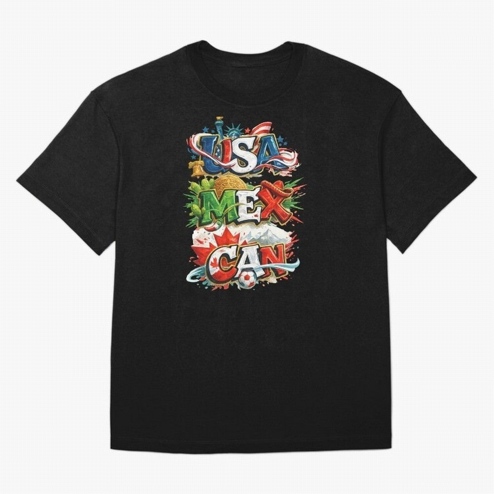World Cup 2026 USA Canada Mexico Oversized T-Shirt Relive Legendary Nights from the FIFA World Cup 2026 Group Stage Journey through Haaland Highlights, Germany Pride, Match Day Excitement, Supporter Culture, Golden Goals and Global Football