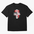Glitched United 2026 - North America Emblem Cup T-Shirt_82794505 Oversized T-Shirt Stand with FIFA World Cup 2026 Group Stage for Fans of Mbappe and Neymar and Netherlands, Bringing Tournament Hype, Historic Matchups, Family Viewing Parties and