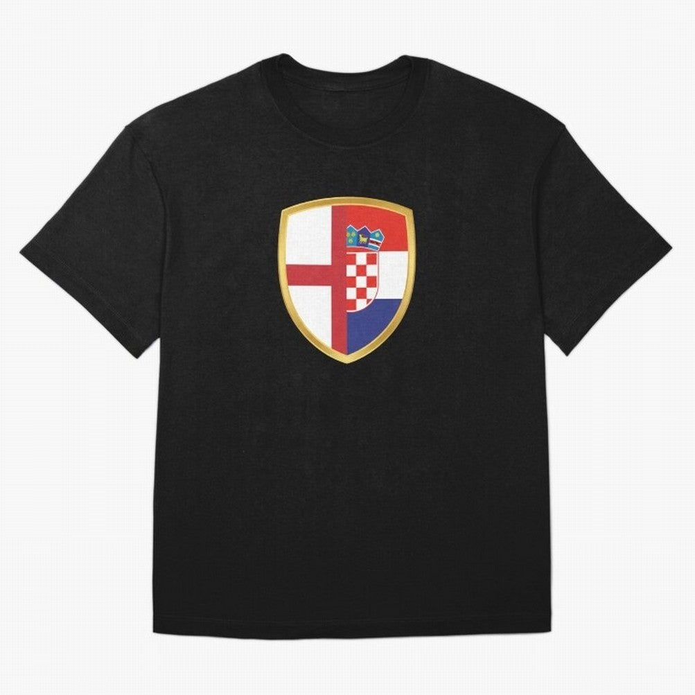 FIFA World Cup - England v Croatia Oversized T-Shirt Show Your Tournament Heart for FIFA World Cup 2026 USA Canada Mexico Centered on Mbappe and Neymar, Brazil Energy, Retro Football Energy, Iconic Rivalries, Trophy Chase Drama and Stadium
