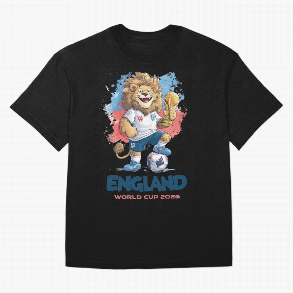 England - World Cup 2026 Oversized T-Shirt Upgrade FIFA World Cup 2026 USA Canada Mexico Spirit, Filled with France and Portugal, Haaland, Supporter Pride, Iconic Celebrations, Legendary Names and Global Match Day Energy; Perfect for Fans,
