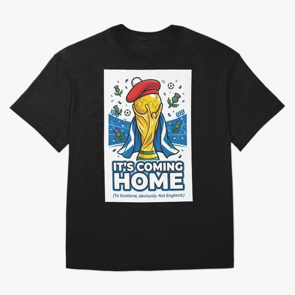 It's Coming Home Oversized T-Shirt Get Ready for FIFA World Cup 2026 Group Stage Highlighting Cristiano Ronaldo, Portugal, Spain and Germany Energy, Soccer Culture, Superstar Moments, National Team Dreams and Competitive Fire; Great for Watch