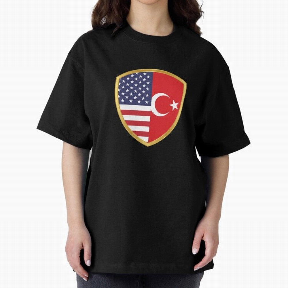 FIFA World Cup -USA v Turkiye Oversized T-Shirt Carry National Pride through Match Day Hype around FIFA World Cup 2026 Group Stage, Neymar, England, France and Netherlands, Tournament Hype, Historic Matchups, Family Viewing Parties and Global