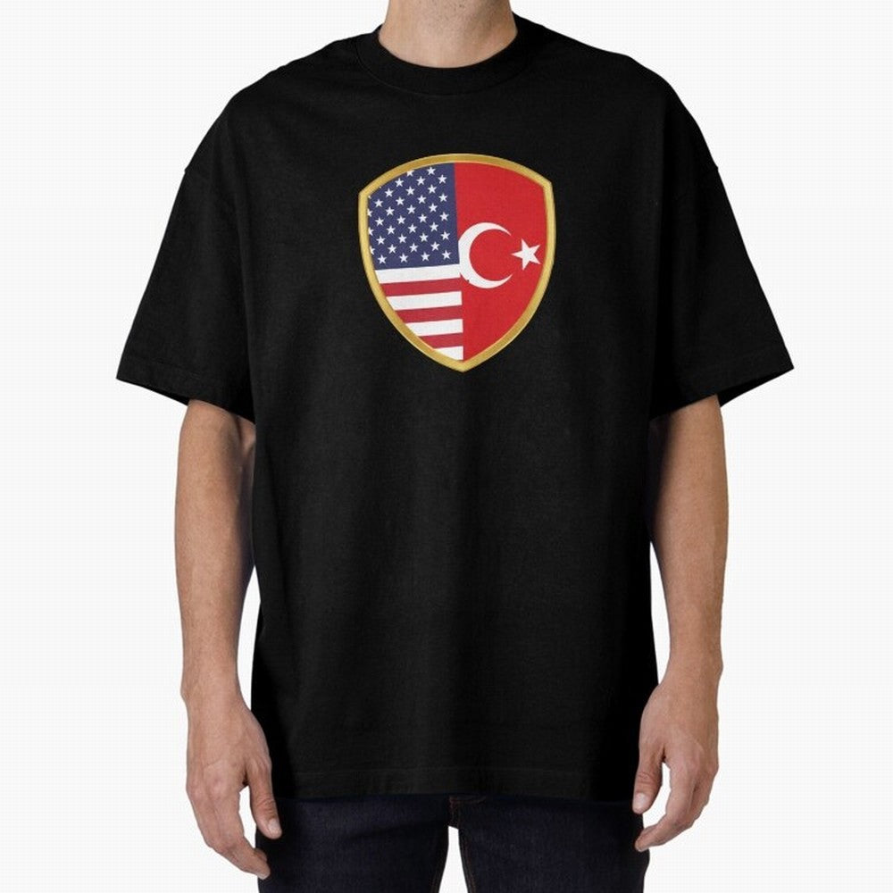 FIFA World Cup -USA v Turkiye Oversized T-Shirt Carry National Pride through Match Day Hype around FIFA World Cup 2026 Group Stage, Neymar, England, France and Netherlands, Tournament Hype, Historic Matchups, Family Viewing Parties and Global