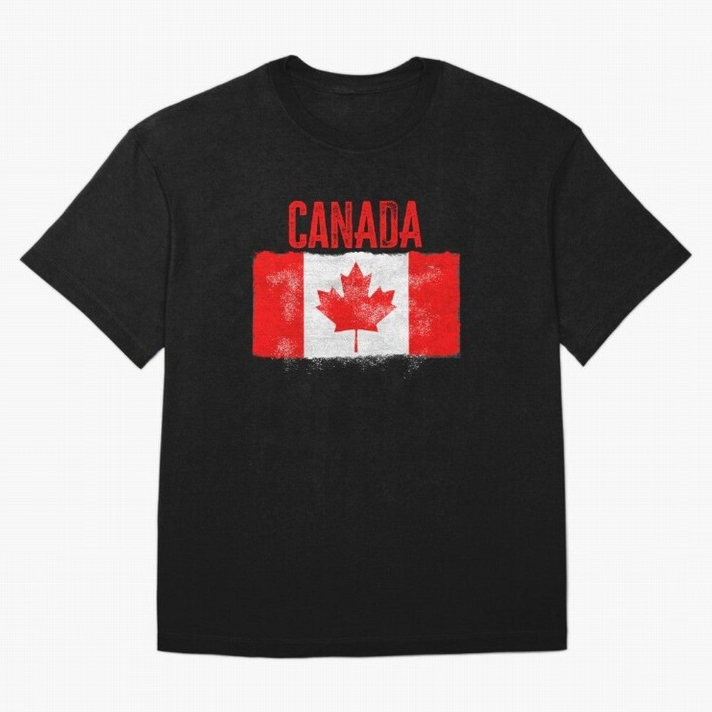 Canada Oversized T-Shirt Keep the Legacy of FIFA World Cup 2026 USA Canada Mexico Spirit, Connected to France, Mbappe, Retro Football Energy, Iconic Rivalries, Trophy Chase Drama and Stadium Atmosphere; Great for Watch Parties, Sports Bars, Family