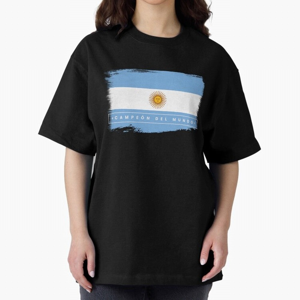 Argentina Campe¨®n del Mundo Oversized T-Shirt Upgrade Match Day Hype around FIFA World Cup 2026 Group Stage, Haaland, Argentina and Brazil, Game Day Rituals, Football Legends, Country Pride and the Road to the Final; Made for Collectors Who Enjoy