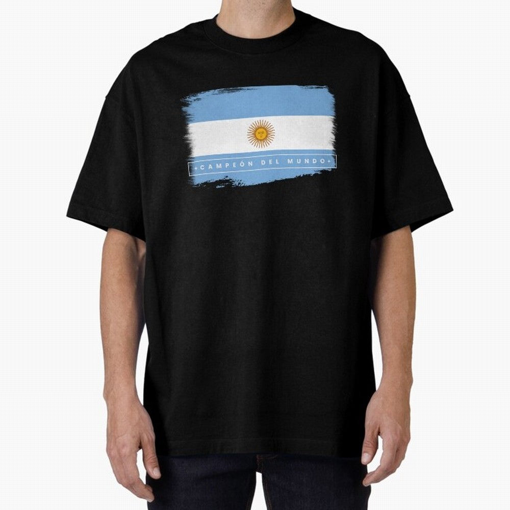 Argentina Campe¨®n del Mundo Oversized T-Shirt Upgrade Match Day Hype around FIFA World Cup 2026 Group Stage, Haaland, Argentina and Brazil, Game Day Rituals, Football Legends, Country Pride and the Road to the Final; Made for Collectors Who Enjoy