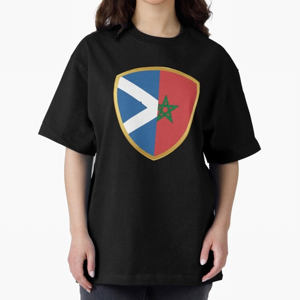FIFA World Cup -Scotland v Morocco Oversized T-Shirt Bring a Champion Mindset to FIFA World Cup 2026 USA Canada Mexico Filled with Neymar, Haaland and Cristiano Ronaldo, Brazil Energy, Worldwide Fan Energy, Dramatic Goals, Stadium Lights and