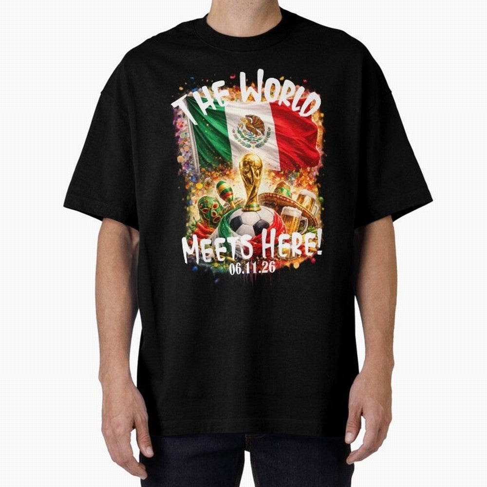 2026 World Cup Oversized T-Shirt Fuel FIFA World Cup 2026 Group Stage Driven by CR7, France and Portugal Energy, Worldwide Fan Energy, Dramatic Goals, Stadium Lights and Championship Celebrations; Ideal for Fans Who Follow Messi, Cristiano Ronaldo,