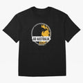 Golden Green Kangaroo Emblem Go Australia 2026 Supporter Design T-Shirt_83662099 Oversized T-Shirt Make Memories around Global Football Passion for FIFA World Cup 2026 USA Canada Mexico, Centered on Mbappe, Portugal, Vintage Soccer Flavor, Modern