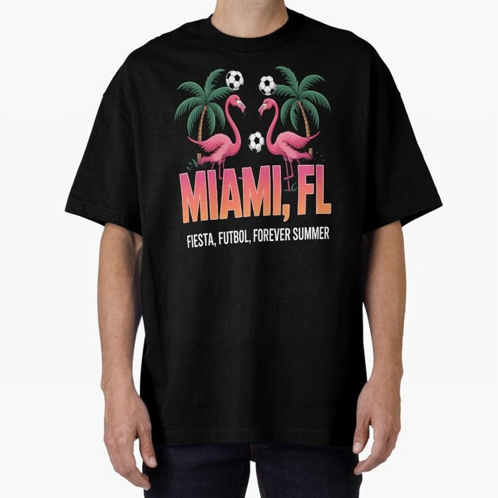 2026 soccer city - Miami FL - canada soccer - mexico soccer - north america soccer - 2026 soccer - world football 2026 - funny soccer shirt - patriotic soccer - sarcastic soccer Oversized T-Shirt Keep Football History Alive during FIFA World Cup