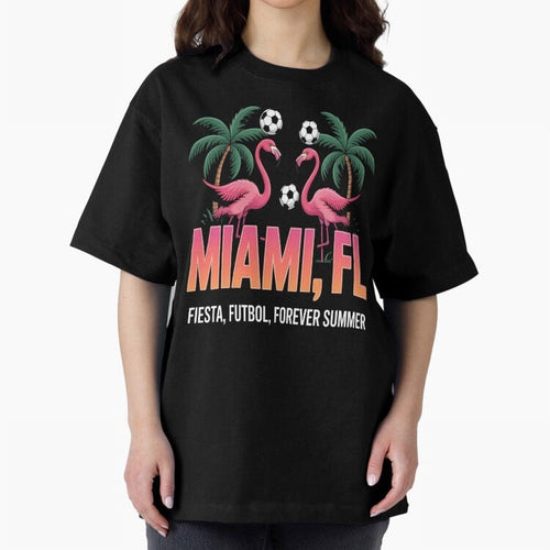 2026 soccer city - Miami FL - canada soccer - mexico soccer - north america soccer - 2026 soccer - world football 2026 - funny soccer shirt - patriotic soccer - sarcastic soccer Oversized T-Shirt Keep Football History Alive during FIFA World Cup