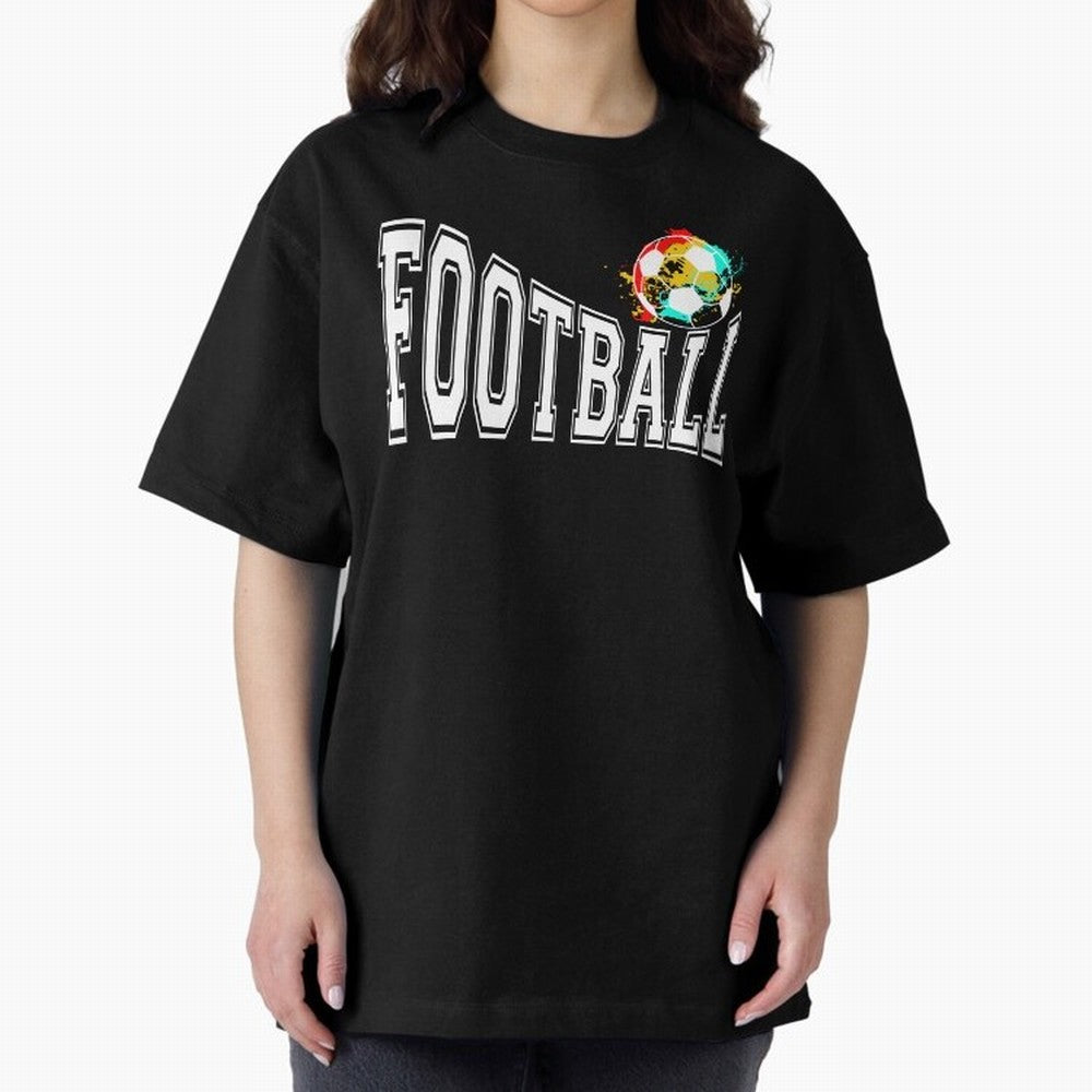 Football World Cup 2026 Oversized T-Shirt Stand with FIFA World Cup 2026 USA Canada Mexico Spirit, Built around Argentina and Brazil, CR7 and Messi, Game Day Rituals, Football Legends, Country Pride and the Road to the Final; Perfect for Fans,