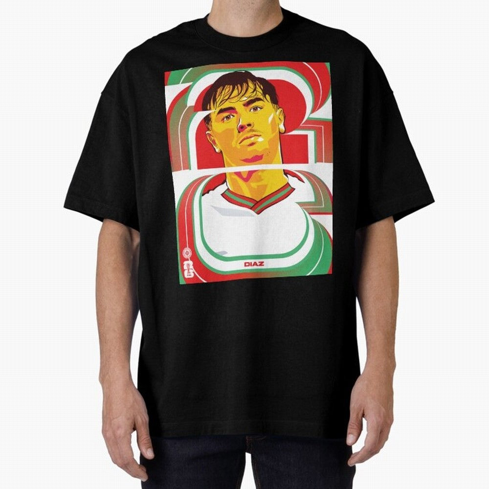 World Cup 2026 Soccer Celebration: United Football Fan Art Oversized T-Shirt Back Your Heroes with FIFA World Cup 2026 Group Stage Celebrating Messi, Neymar and Mbappe, England Energy, Football Passion, Legendary Performances, Festival Vibes and
