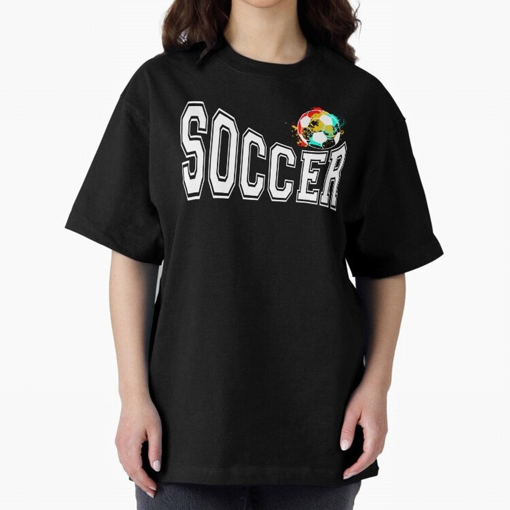 Football World Cup 2026 Oversized T-Shirt Stand Proud for FIFA World Cup 2026 Group Stage Driven by Mbappe and Neymar, Brazil, Portugal and Argentina Energy, Worldwide Fan Energy, Dramatic Goals, Stadium Lights and Championship Celebrations; Made