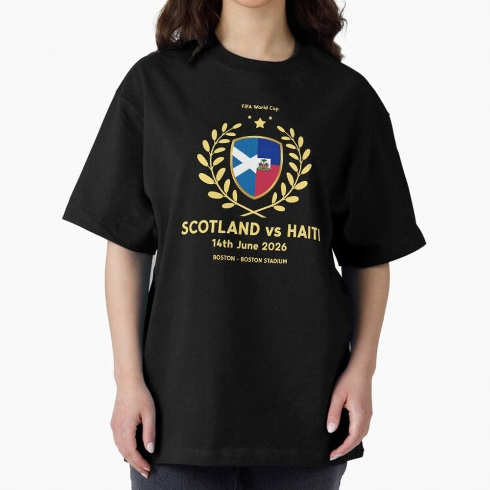 FIFA World Cup - Scotland v Haiti Oversized T-Shirt Capture Stadium Memories from the FIFA World Cup 2026 Group Stage Journey through Neymar Highlights, Portugal, Spain and Germany Pride, Soccer Culture, Superstar Moments, National Team Dreams and