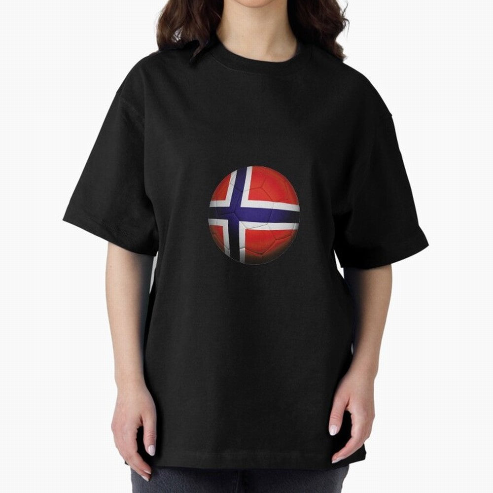 Norway Football Oversized T-Shirt Bring Stadium Energy to the FIFA World Cup 2026 Group Stage Journey through Mbappe Highlights, Argentina and Brazil Pride, Vintage Soccer Flavor, Modern Football Stars, National Flags and Final Night Emotion; Made