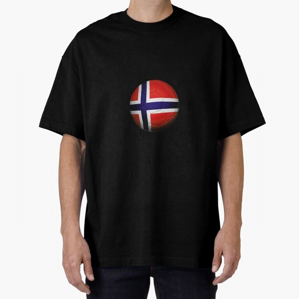 Norway Football Oversized T-Shirt Bring Stadium Energy to the FIFA World Cup 2026 Group Stage Journey through Mbappe Highlights, Argentina and Brazil Pride, Vintage Soccer Flavor, Modern Football Stars, National Flags and Final Night Emotion; Made