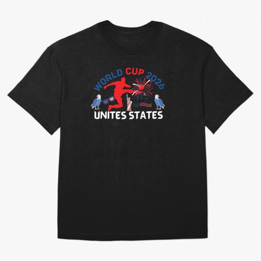 World cup 2026 unisex T-shirt World cup soccer North America 2026 Soccer World cup 26 USA Oversized T-Shirt Feel International Energy from Match Day Hype around FIFA World Cup 2026 USA Canada Mexico, CR7, England, Stadium Memories, Football