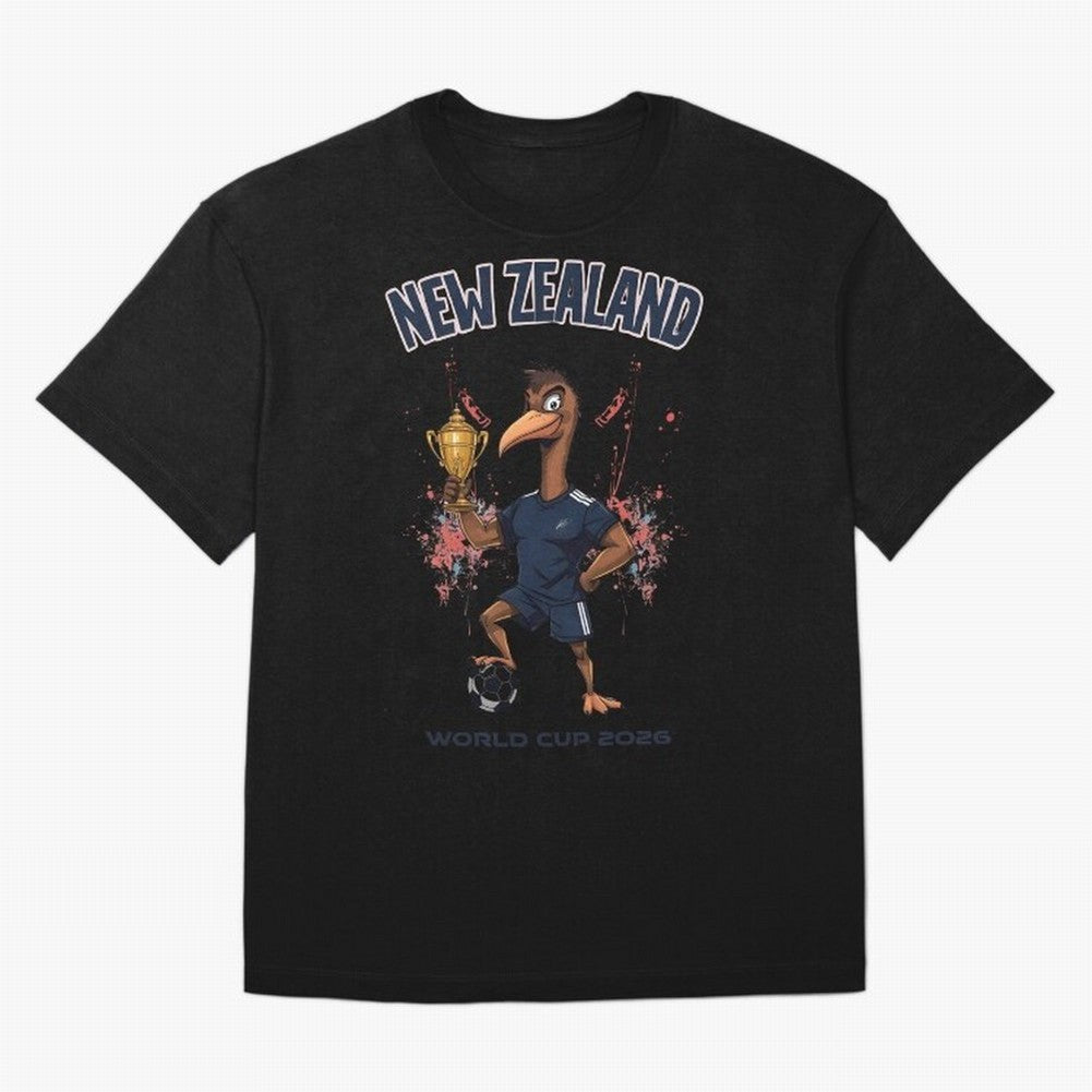 New Zealand - World Cup 2026 Oversized T-Shirt Bring Match Day Fire to the FIFA World Cup 2026 USA Canada Mexico Journey through Cristiano Ronaldo, Haaland and CR7 Highlights, Netherlands Pride, Soccer Culture, Superstar Moments, National Team