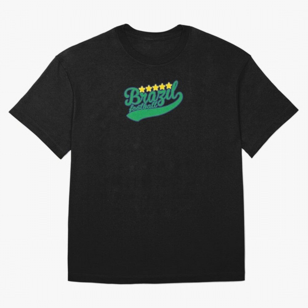 Brazil Soccer Football World Cup Vintage Oversized T-Shirt Bring Bold Fan Energy to FIFA World Cup 2026 USA Canada Mexico for Fans of CR7 and Netherlands, Bringing Supporter Pride, Iconic Celebrations, Legendary Names and Global Match Day Energy;