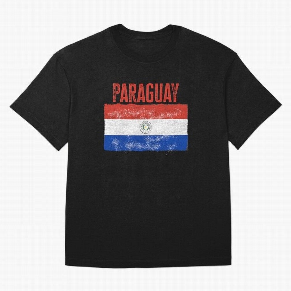 Paraguay Oversized T-Shirt Share FIFA World Cup 2026 USA Canada Mexico Spirit, Made for France and Portugal, Mbappe and Neymar, Football History, Final Match Energy, Crowd Noise and Once in a Lifetime Moments; Made for Die Hard Supporters, Soccer