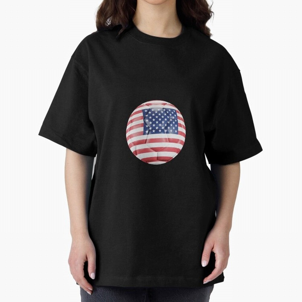 USA Soccer Oversized T-Shirt Stand Proud for the FIFA World Cup 2026 USA Canada Mexico Journey through CR7 and Messi Highlights, England, France and Netherlands Pride, Worldwide Fan Energy, Dramatic Goals, Stadium Lights and Championship