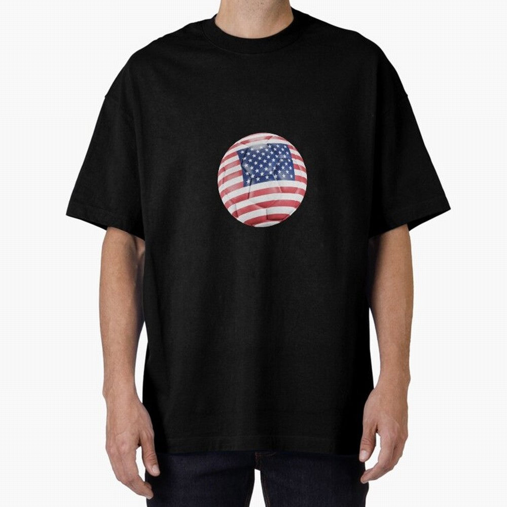USA Soccer Oversized T-Shirt Stand Proud for the FIFA World Cup 2026 USA Canada Mexico Journey through CR7 and Messi Highlights, England, France and Netherlands Pride, Worldwide Fan Energy, Dramatic Goals, Stadium Lights and Championship