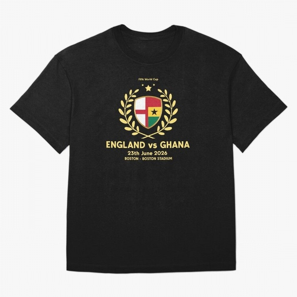 FIFA World Cup - England v Ghana Oversized T-Shirt Carry National Pride through the FIFA World Cup 2026 Group Stage Journey through Cristiano Ronaldo, Haaland and CR7 Highlights, Spain Pride, Classic Soccer Heritage, Championship Pressure, Fan