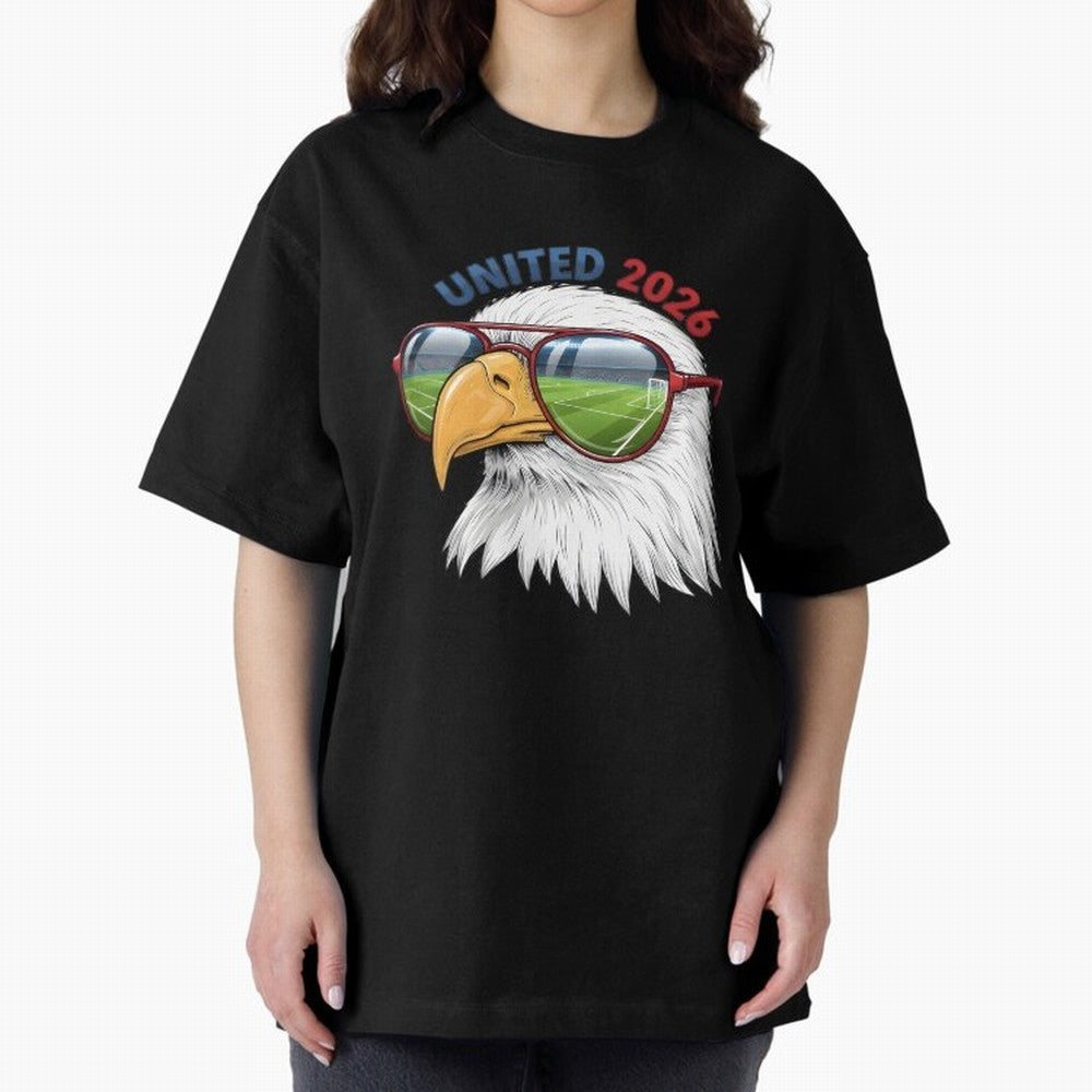 USA - World Cup 2026 Oversized T-Shirt Keep Football History Alive during FIFA World Cup 2026 Spirit, Driven by Portugal, Spain and Germany, Haaland and Mbappe, Classic Soccer Heritage, Championship Pressure, Fan Loyalty and International Pride;