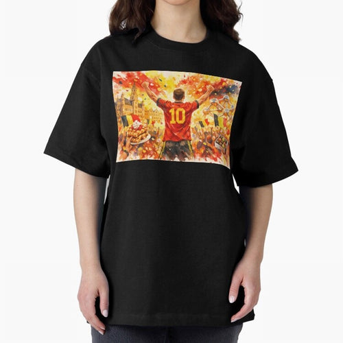 Belgian Celebration with Atomium Belgium Soccer Vibes Oversized T-Shirt Celebrate Football Heritage in FIFA World Cup 2026 for Fans of Mbappe and Germany, Bringing Stadium Memories, Football Loyalty, International Chants and Championship Tradition;