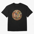 Vintage World Flags Soccer Ball,2026 International Football Graphic Gifts Tee Oversized T-Shirt Celebrate Rivalries and Pride in Match Day Hype around FIFA World Cup 2026 Group Stage, Messi, Netherlands, Vintage Soccer Flavor, Modern Football