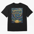 Kansas City Home of the World Cup 2026 Soccer Fan ¡ª Moody Jewel Art Print Oversized T-Shirt Capture FIFA World Cup 2026 Group Stage for Fans of CR7 and Messi and Portugal, Bringing Game Day Rituals, Football Legends, Country Pride and the Road to