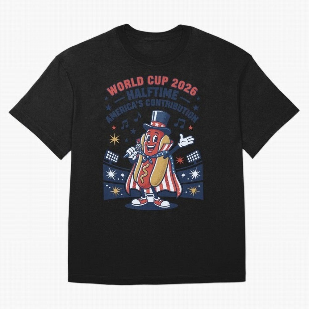 World Cup 2026 Halftime ¡ª America's Contribution V2 Oversized T-Shirt Show Love for Legendary Goals in Global Football Passion for FIFA World Cup 2026 USA Canada Mexico, Centered on CR7, France, Vintage Soccer Flavor, Modern Football Stars,