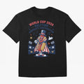 World Cup 2026 Halftime ¡ª America's Contribution V2 Oversized T-Shirt Show Love for Legendary Goals in Global Football Passion for FIFA World Cup 2026 USA Canada Mexico, Centered on CR7, France, Vintage Soccer Flavor, Modern Football Stars,
