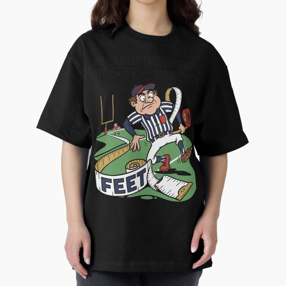 Measuring Offside in Feet ¡ª USA 2026 V2 Oversized T-Shirt Discover Global Football Passion for FIFA World Cup 2026 USA Canada Mexico, Filled with Cristiano Ronaldo, Haaland and CR7, France and Portugal, Sports Nostalgia, International Competition,